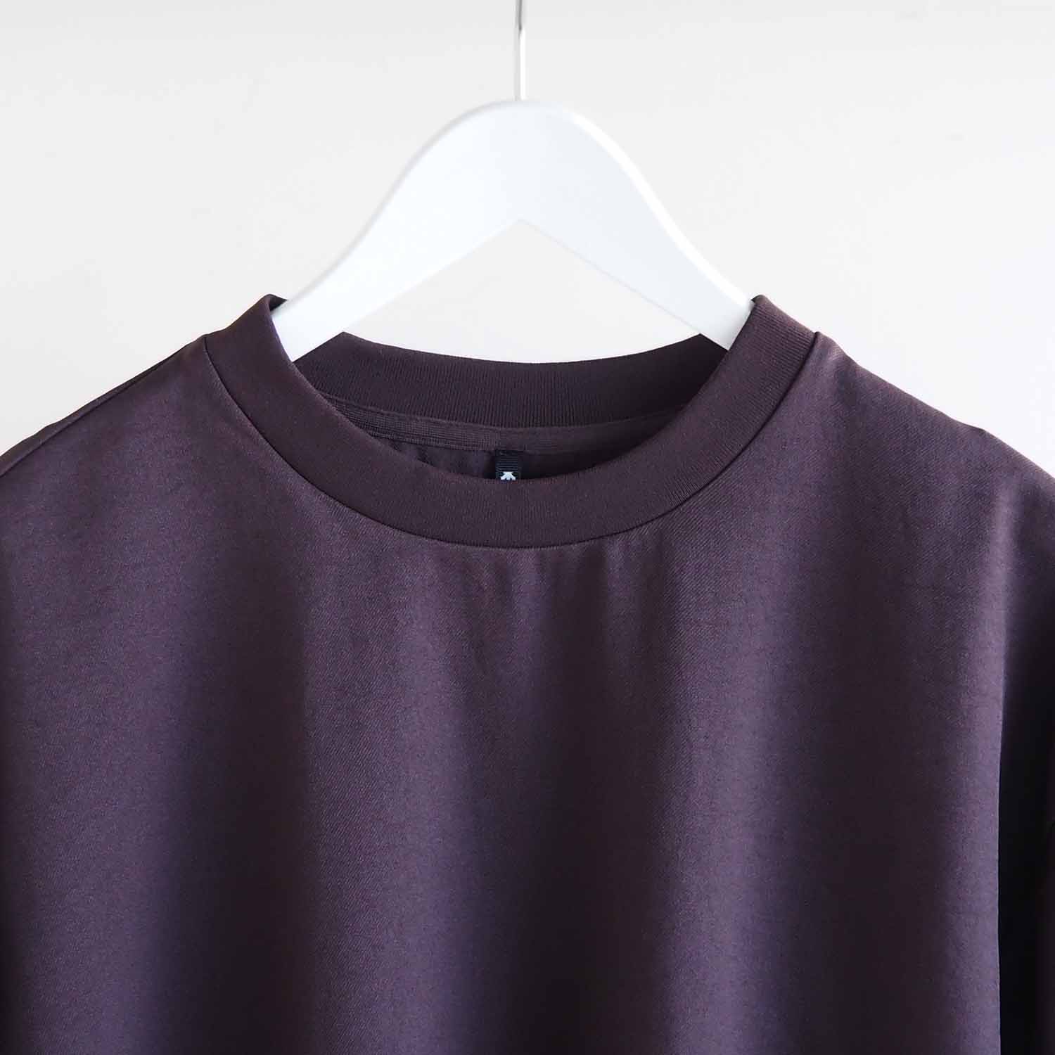 DESCENTE ALLTERRAIN I/O デサントオルテラインアイオー STRETCH TWILL H/S T-SHIRT ストレッチツイルハーフスリーブTシャツ ソイルブラウン