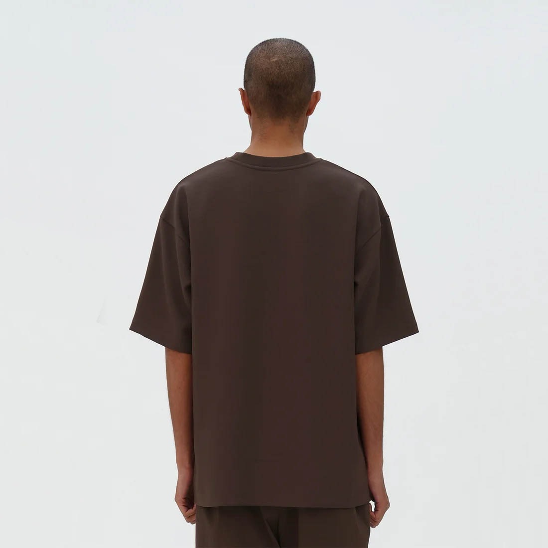 DESCENTE ALLTERRAIN I/O デサントオルテラインアイオー STRETCH TWILL H/S T-SHIRT ストレッチツイルハーフスリーブTシャツ ソイルブラウン