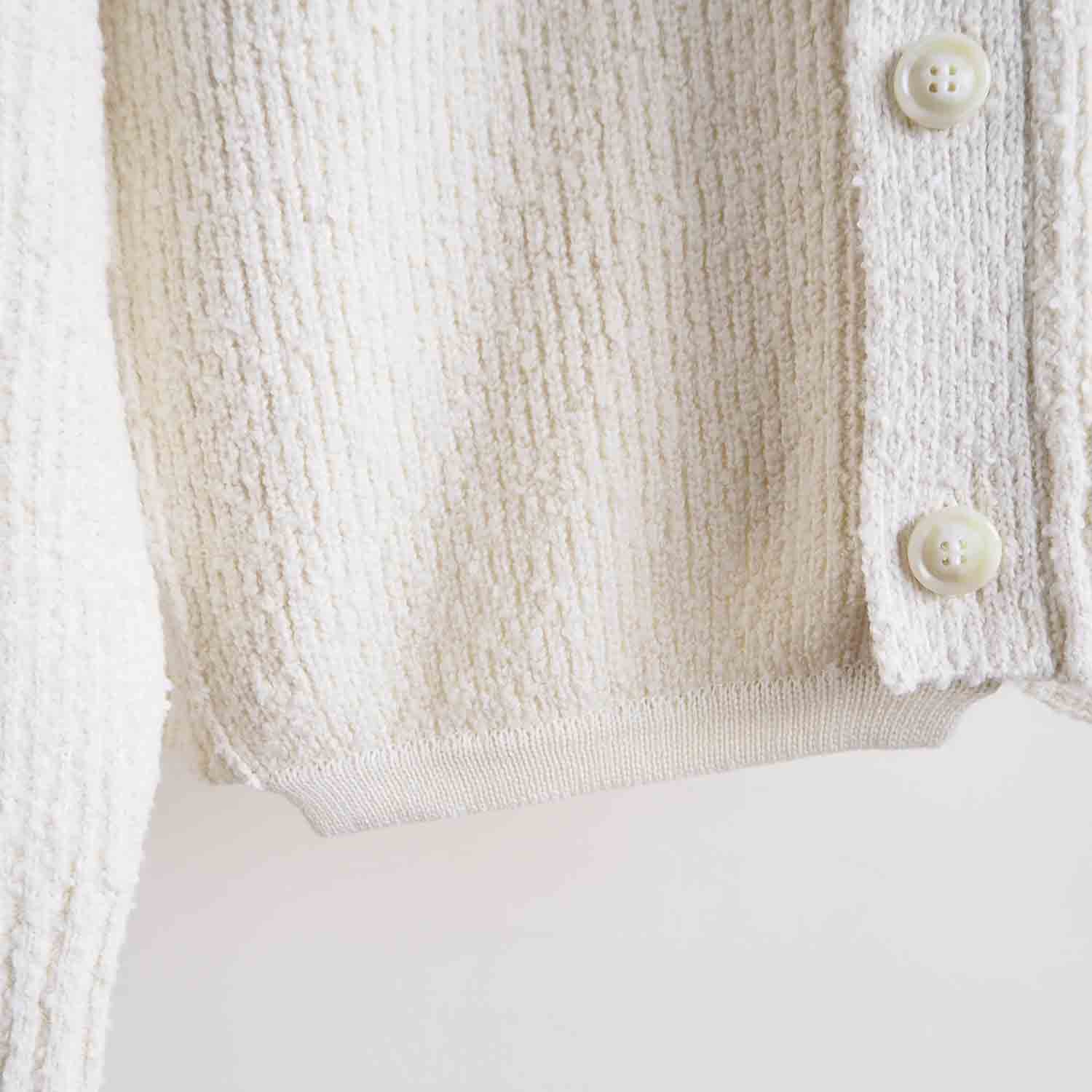 WELLDER ウェルダー Asymmetry Cardigan アシンメトリーカーディガン アイボリー