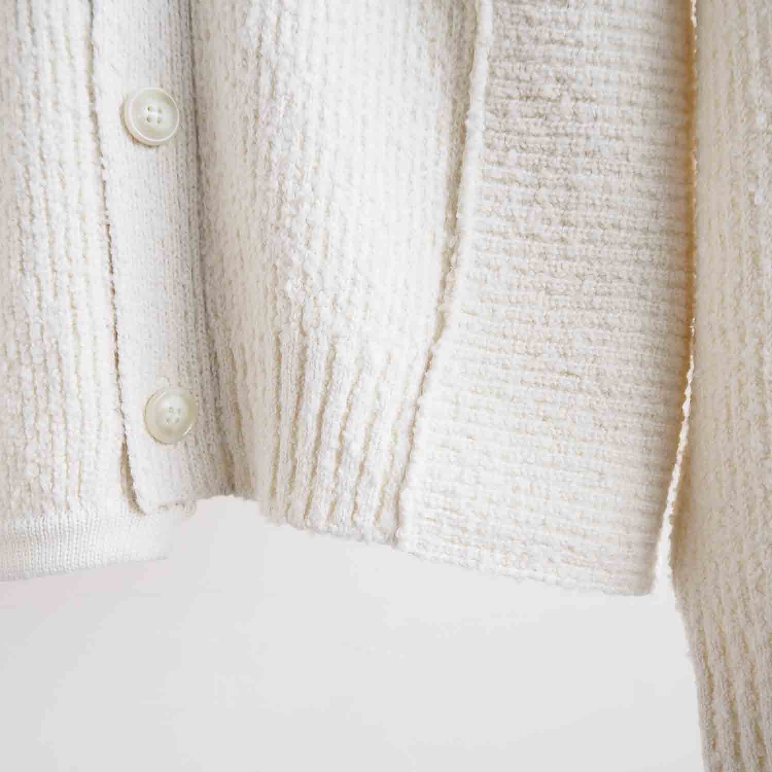 WELLDER ウェルダー Asymmetry Cardigan アシンメトリーカーディガン アイボリー