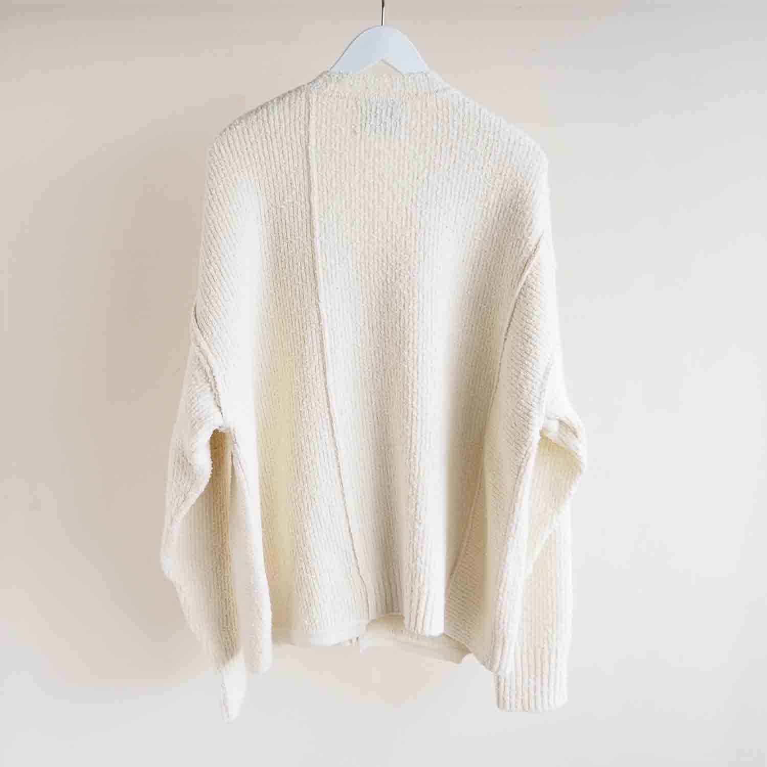 WELLDER ウェルダー Asymmetry Cardigan アシンメトリーカーディガン アイボリー