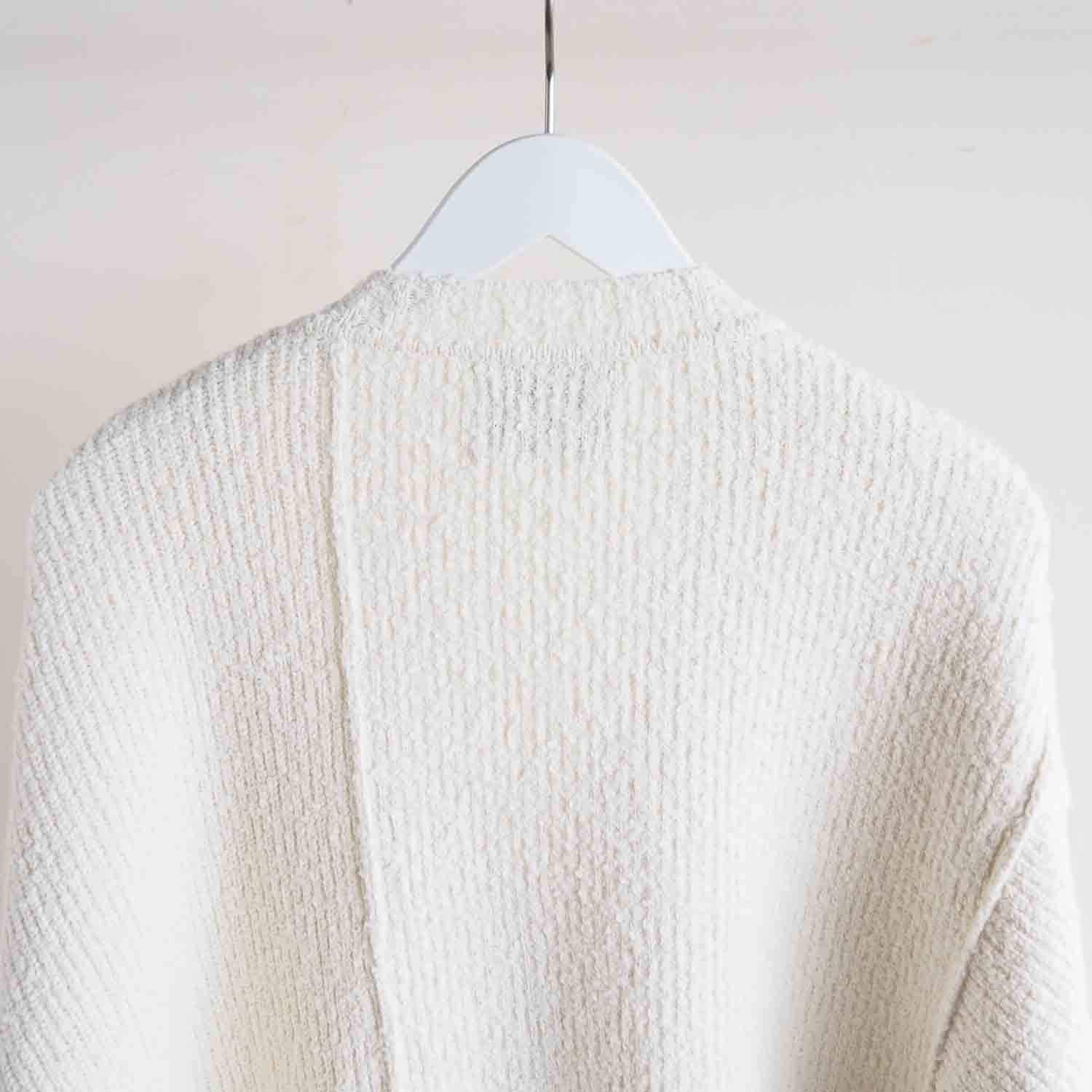 WELLDER ウェルダー Asymmetry Cardigan アシンメトリーカーディガン アイボリー