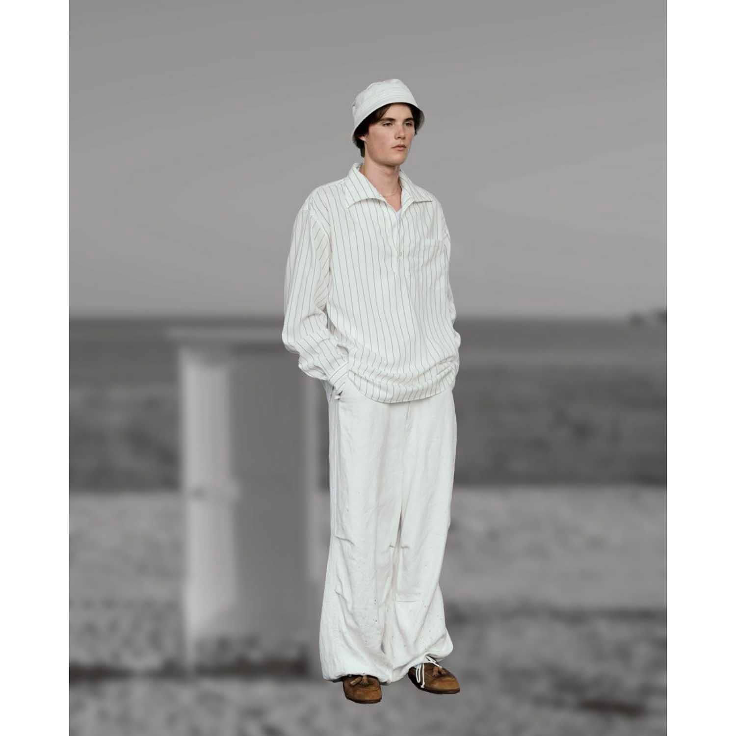 WELLDER ウェルダー Hemp Painting Over Pants ヘンプペインティング