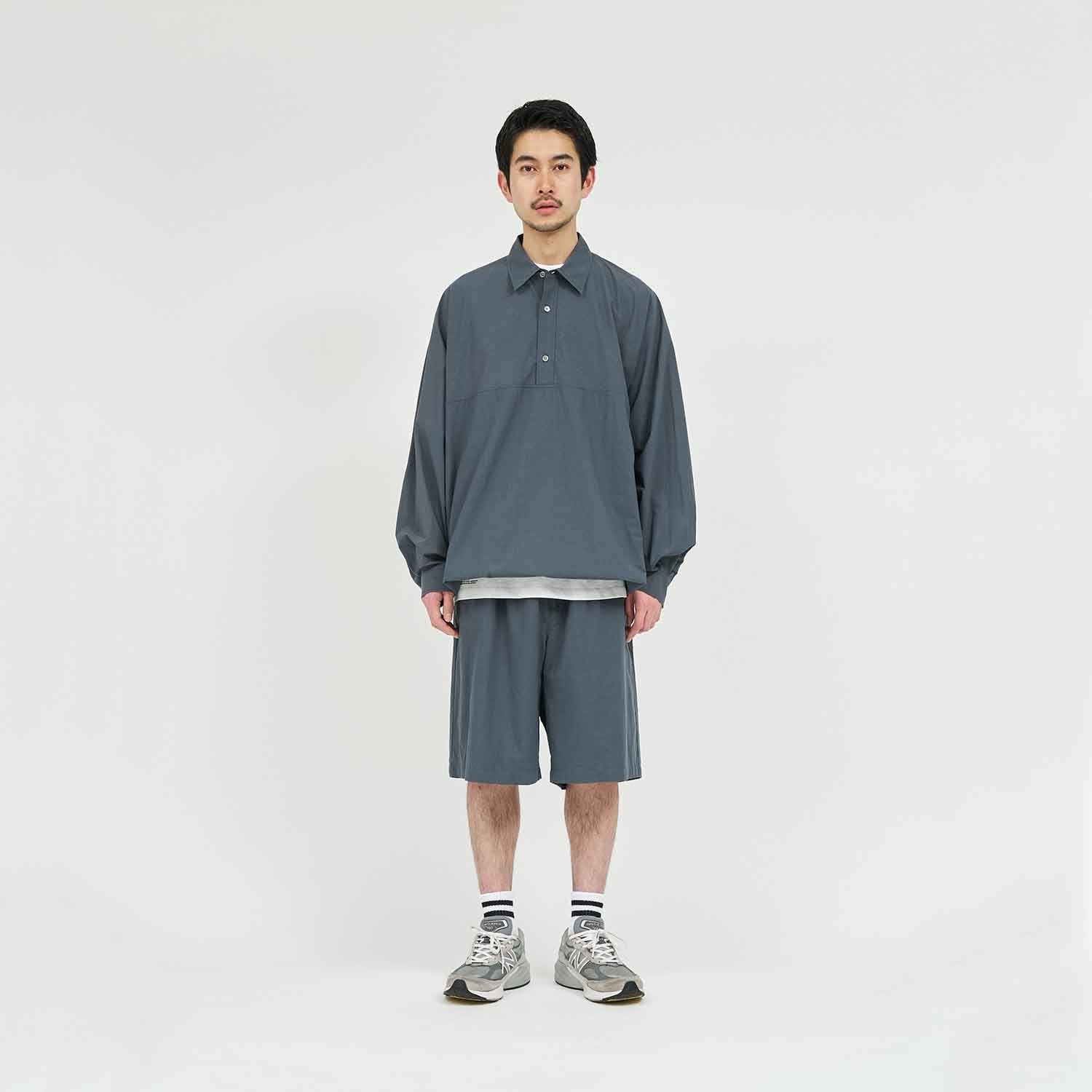FreshService フレッシュサービス CRISP COTTON ANORAK L/S SHIRT