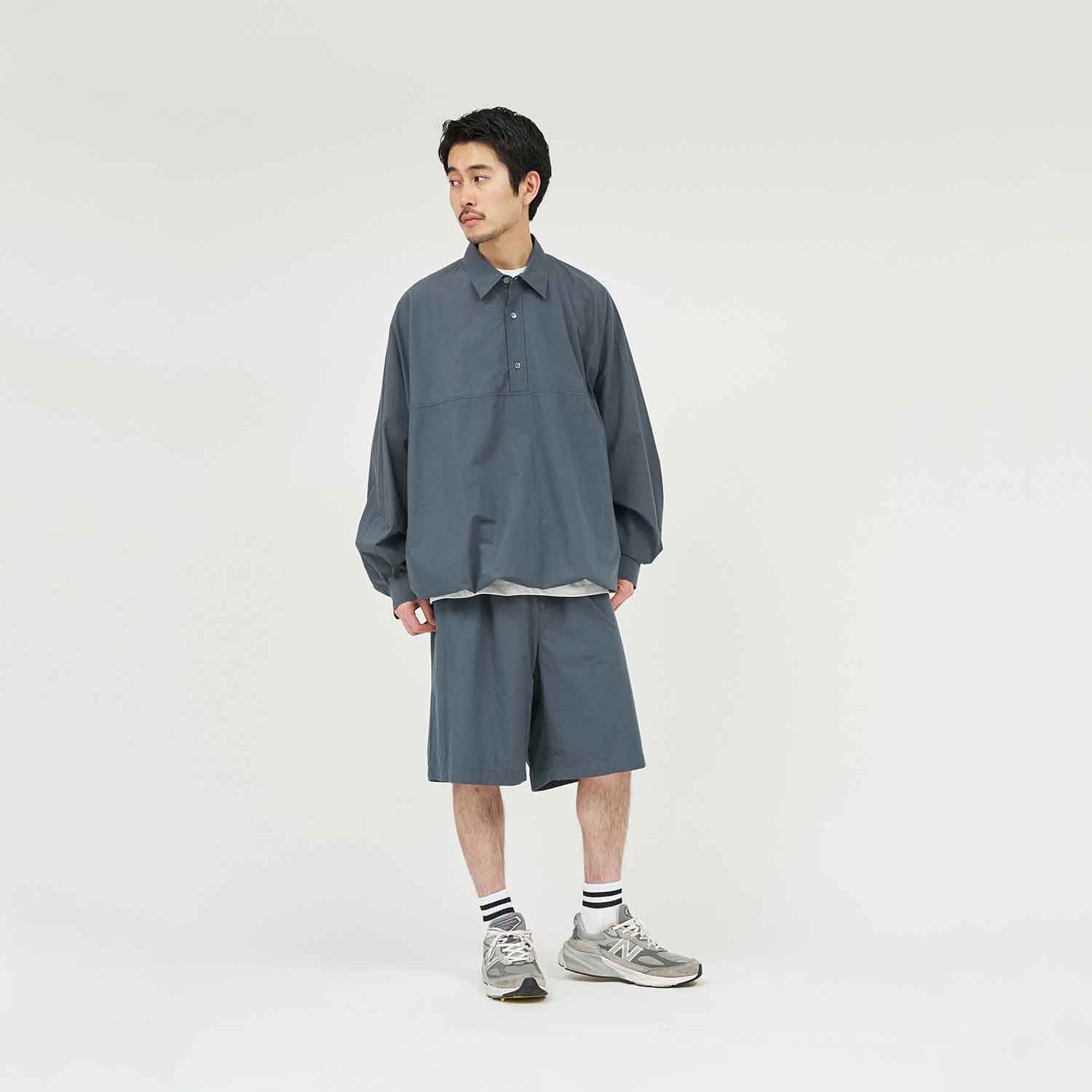 FreshService フレッシュサービス CRISP COTTON ANORAK L/S SHIRT