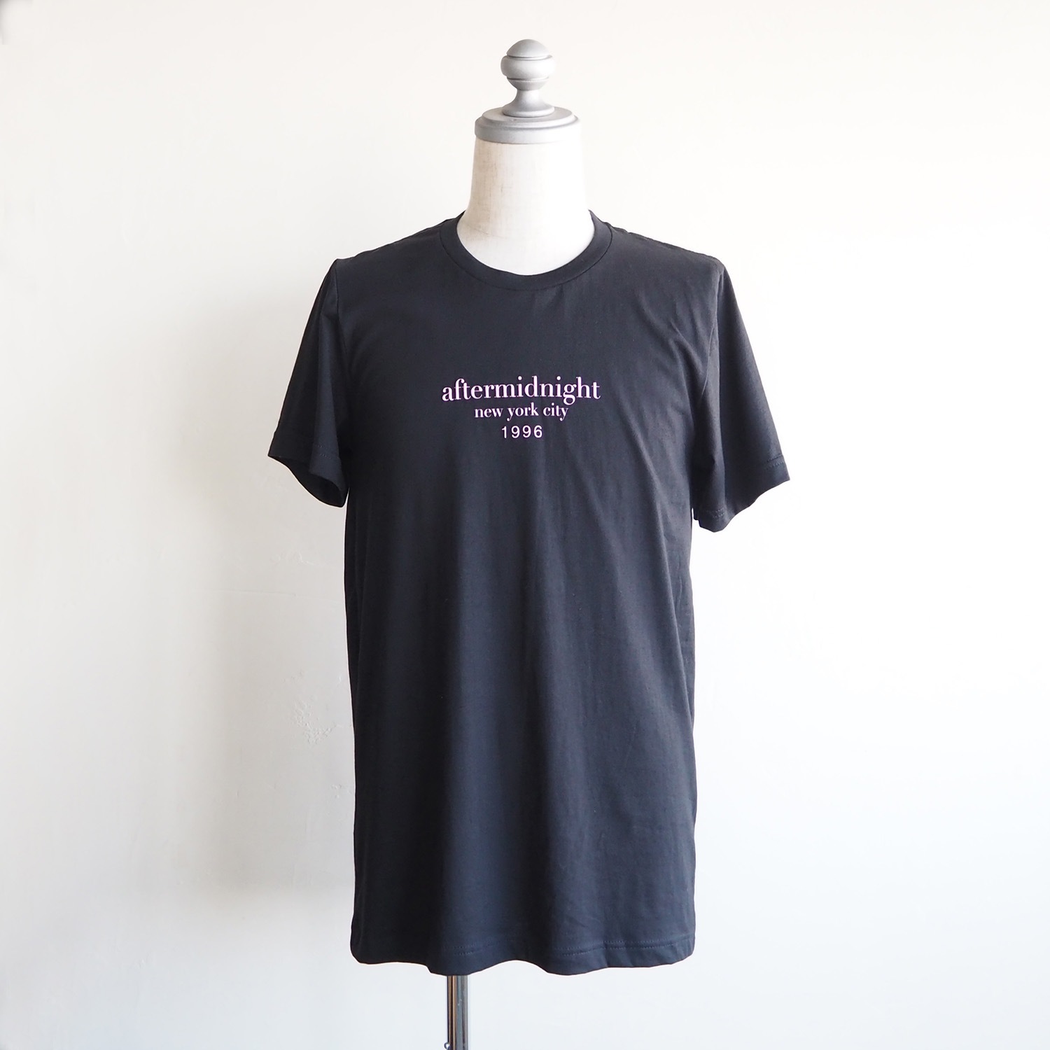 am / after midnight nyc エーエム アフターミッドナイト AM 1996 TEE プリントＴシャツ ブラック