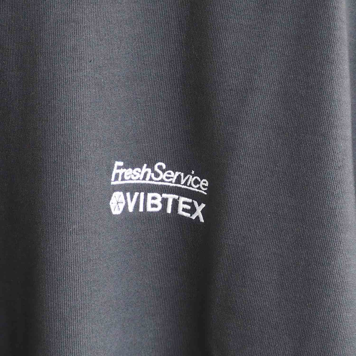 VIBTEX for FreshService ビブテックスフォーフレッシュサービス S/S CREW NECK TEE クルーネックTシャツ グレー