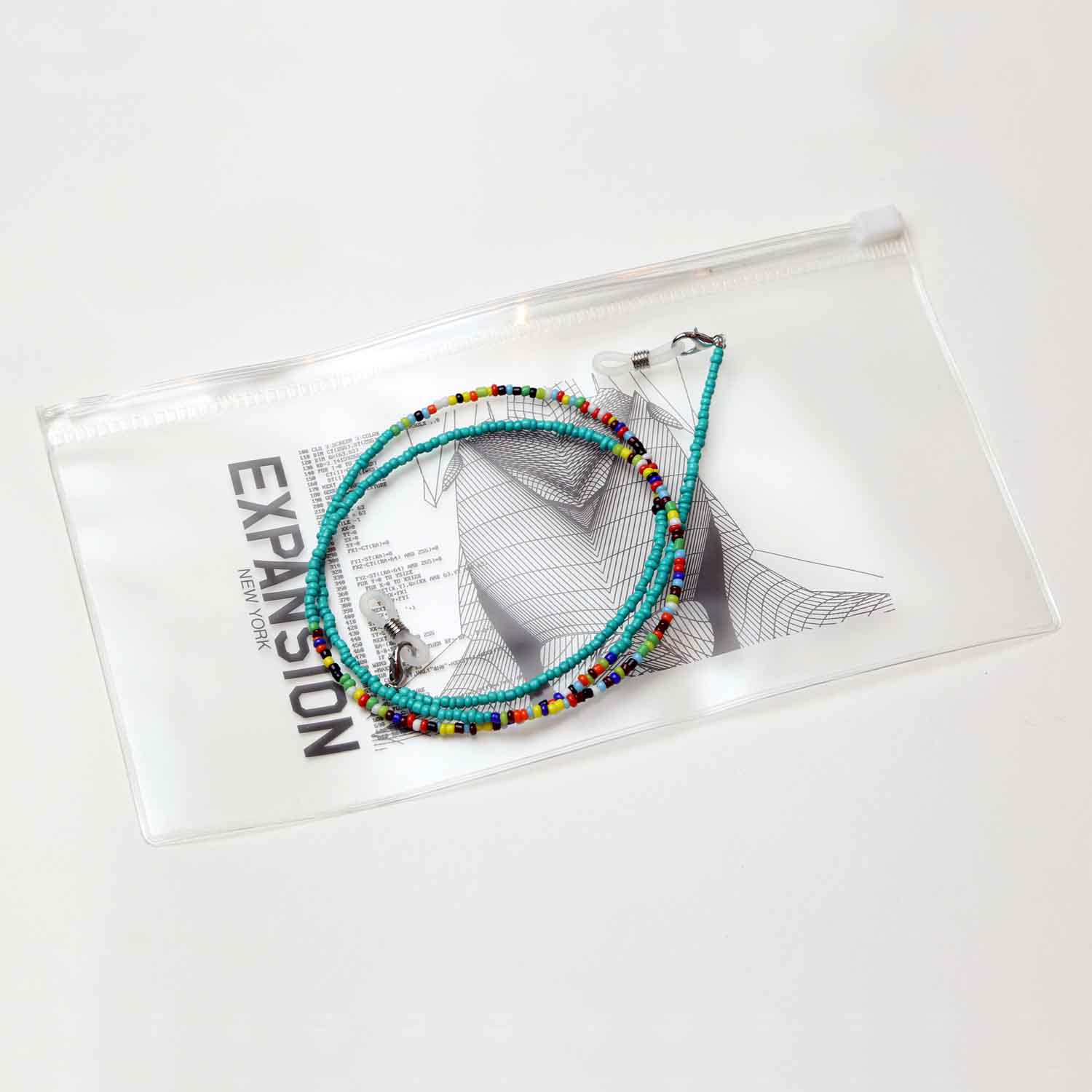 Mask Grass Lanyard マスク・グラスランヤード・マスクホルダー  ビーズタイプ