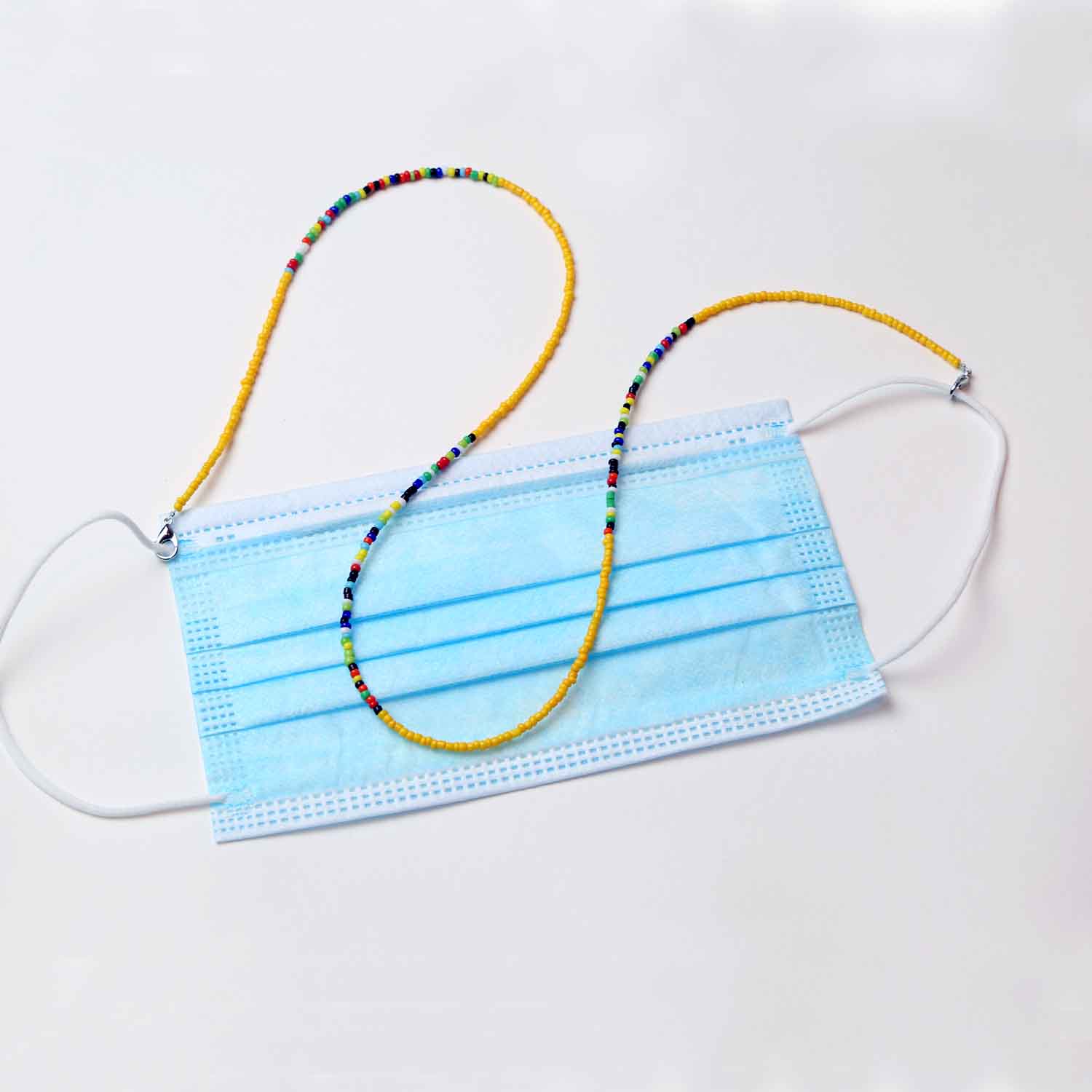 Mask Grass Lanyard マスク・グラスランヤード・マスクホルダー  ビーズタイプ