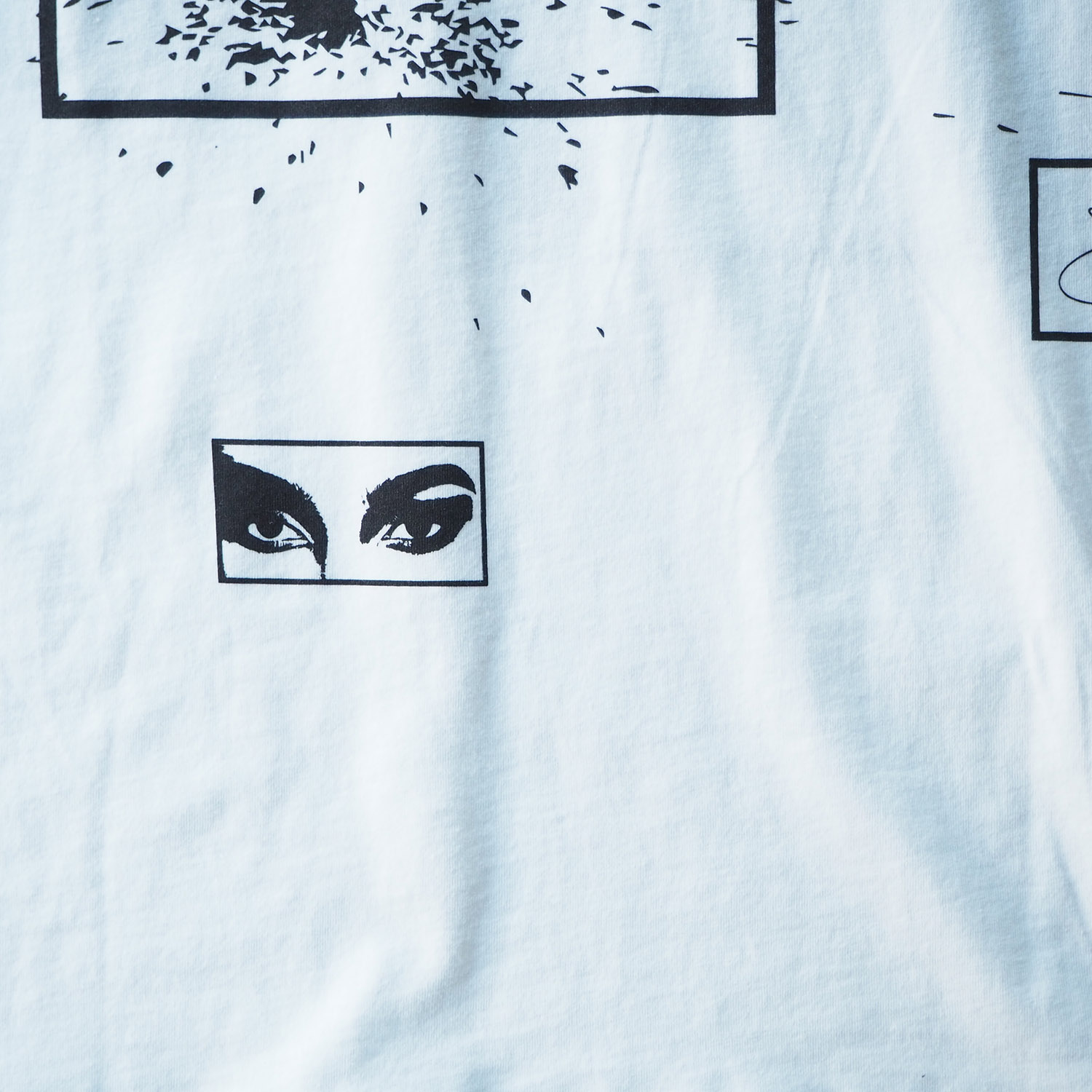 am / after midnight nyc エーエム アフターミッドナイト ABSTRACT TEE プリントＴシャツ ホワイト