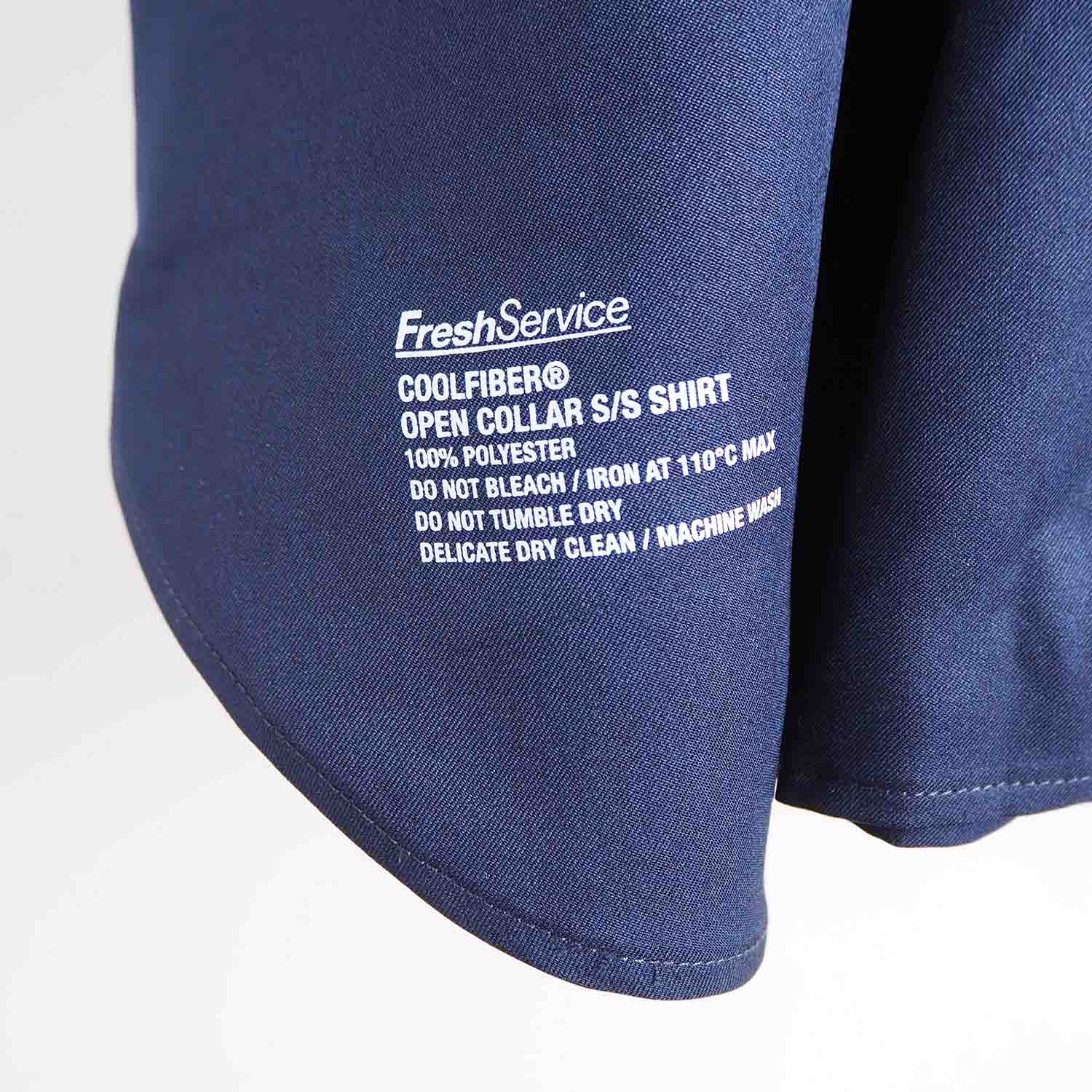 FreshService フレッシュサービス COOLFIBER OPEN COLLAR S/S SHIRT