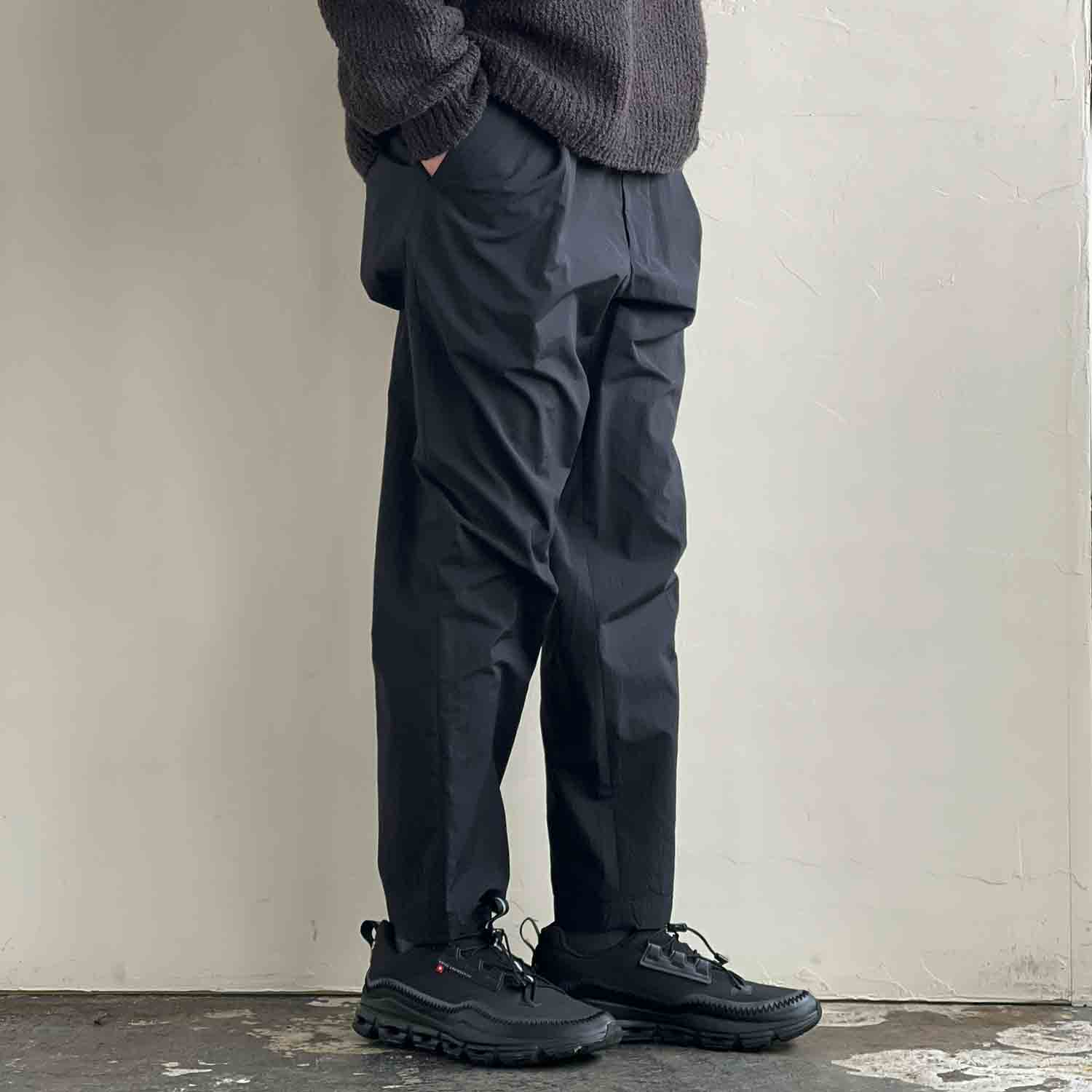 FANTASTICDAYS MENS ファンタスティックデイズ メンズ ANYWEATHER ナイロンイージーパンツ ブラック