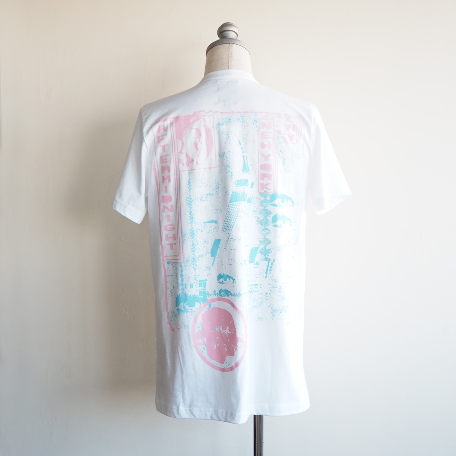 am / after midnight nyc エーエム アフターミッドナイト NEW YORK TEE プリントＴシャツ ホワイト