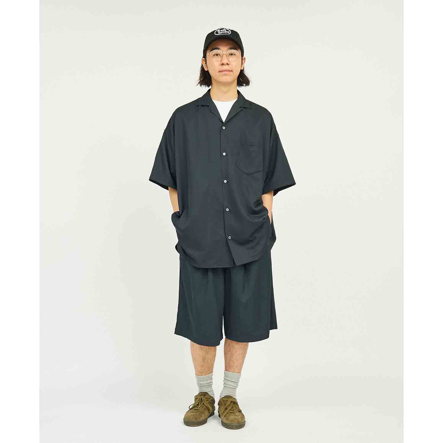 FreshService フレッシュサービス COOLFIBER OPEN COLLAR S/S