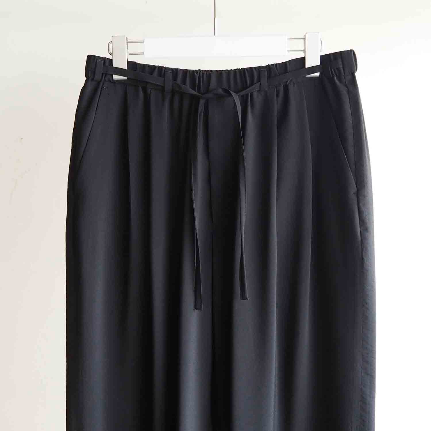 FANTASTICDAYS MENS ファンタスティックデイズ メンズ GATHER2P 2タックイージーパンツ BLACK