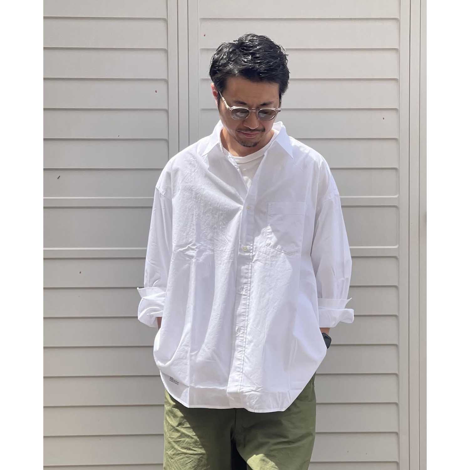 FreshService フレッシュサービス CORPORATE UNIFORM L/S SHIRT コーポレートユニフォームシャツ WHITE