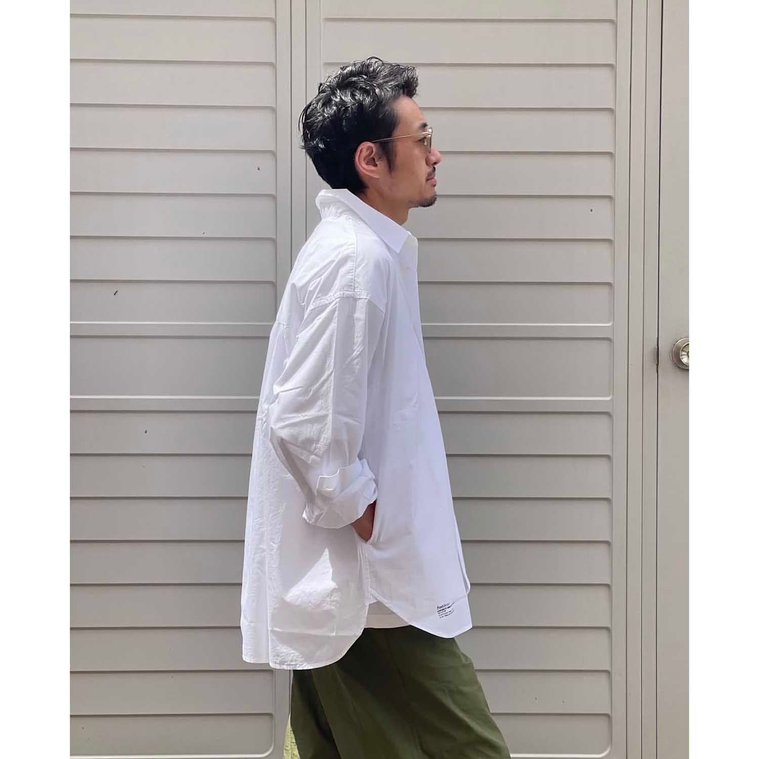 FreshService フレッシュサービス CORPORATE UNIFORM L/S SHIRT コーポレートユニフォームシャツ WHITE