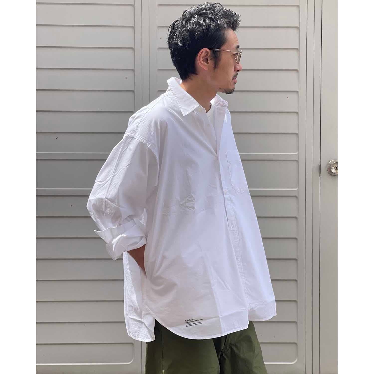 FreshService フレッシュサービス CORPORATE UNIFORM L/S SHIRT コーポレートユニフォームシャツ WHITE