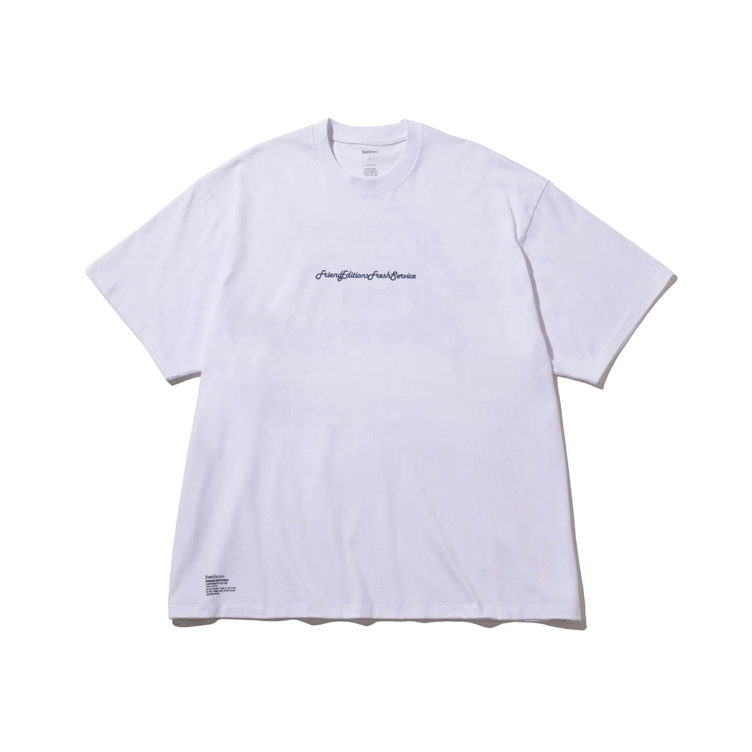 FRIEND EDITIONS × FreshService CORPORATE S/S TEE ”COMMUNITY” WHITE