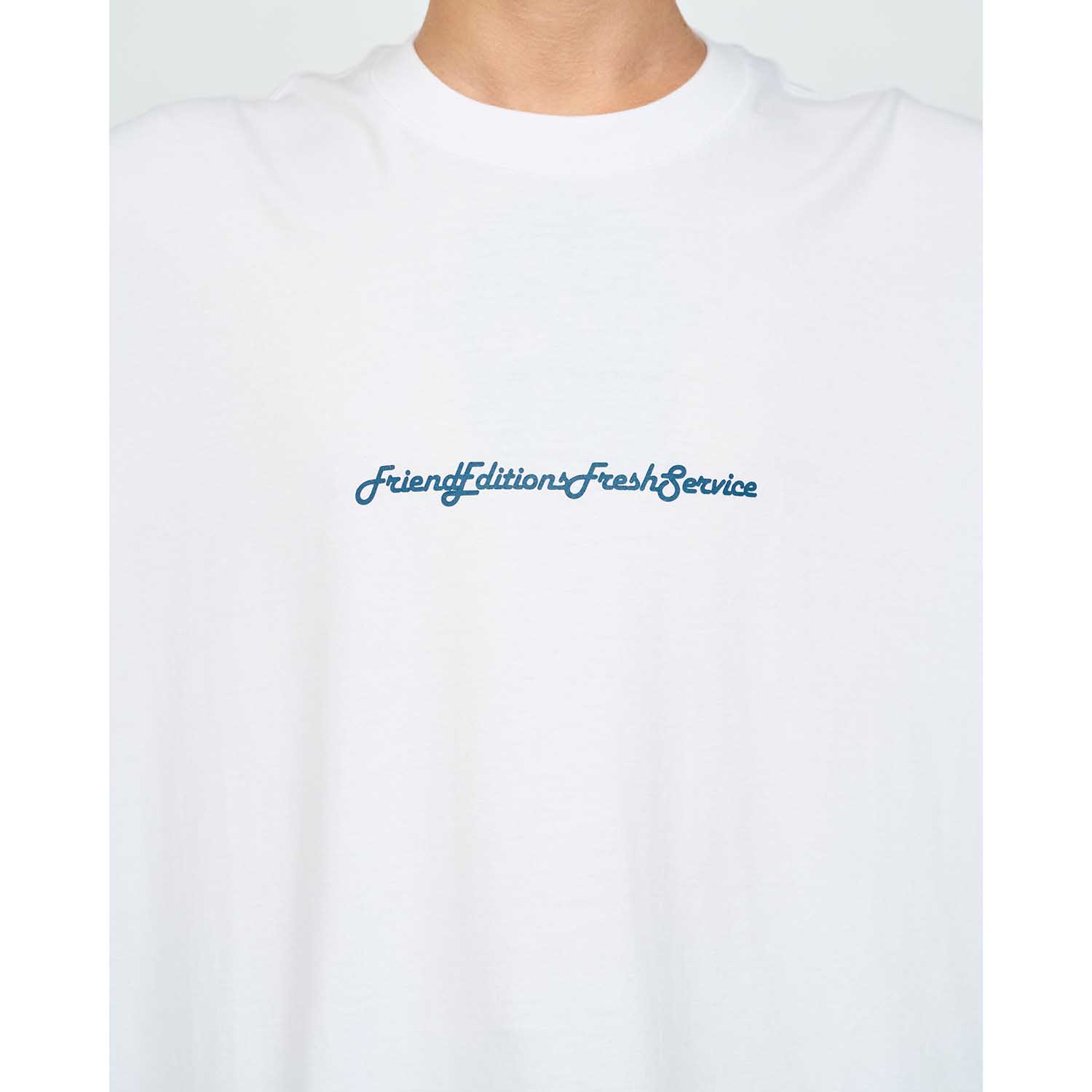 FRIEND EDITIONS × FreshService CORPORATE S/S TEE ”COMMUNITY” WHITE