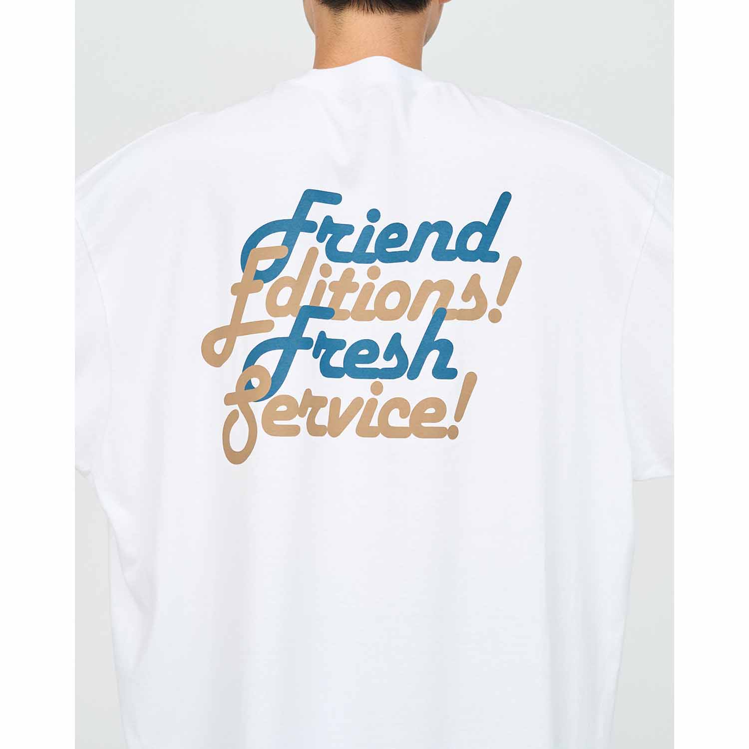 FRIEND EDITIONS × FreshService CORPORATE S/S TEE ”COMMUNITY” WHITE