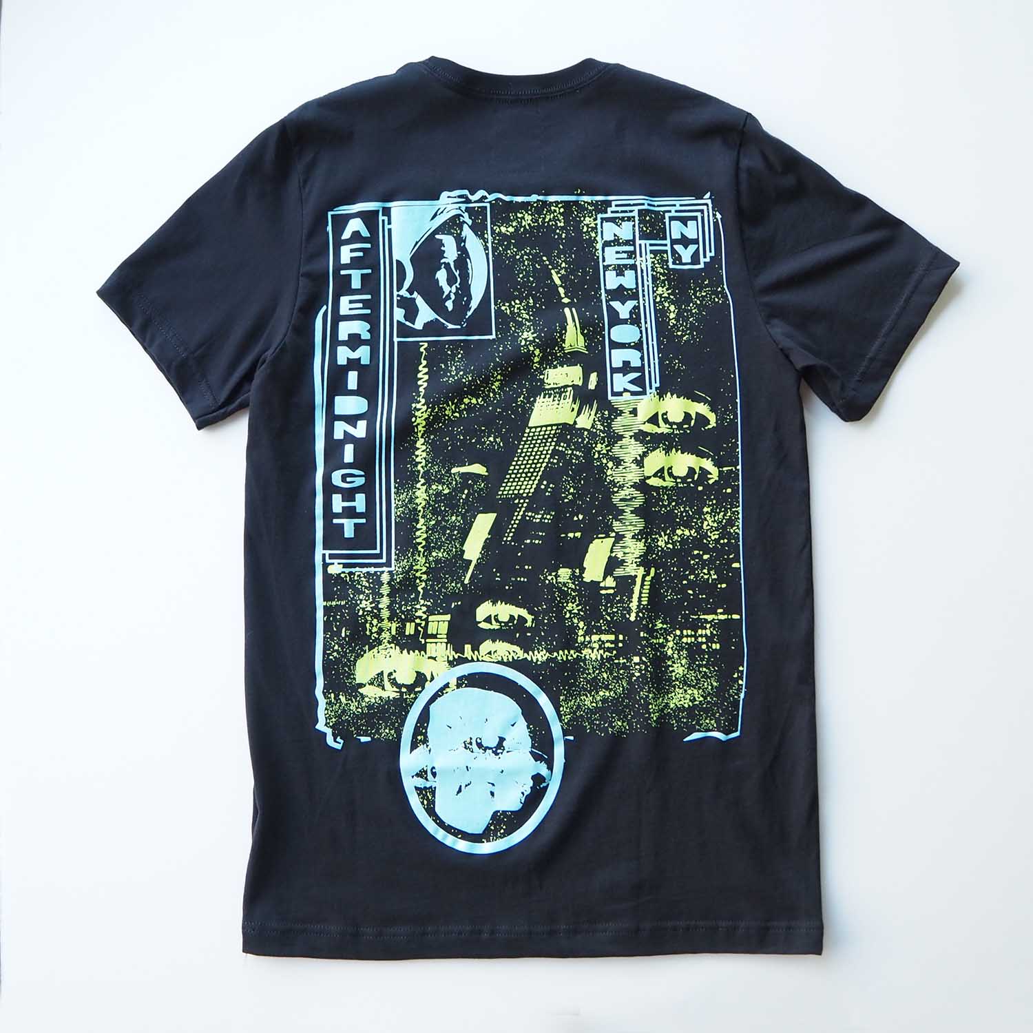 am / after midnight nyc エーエム アフターミッドナイト NEW YORK TEE プリントＴシャツ ブラック