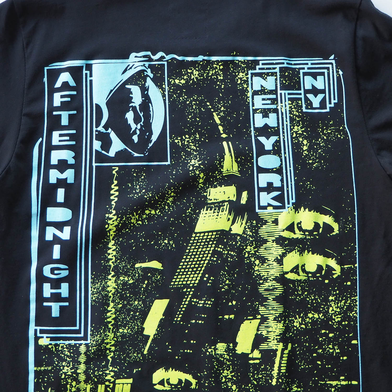 am / after midnight nyc エーエム アフターミッドナイト NEW YORK TEE プリントＴシャツ ブラック