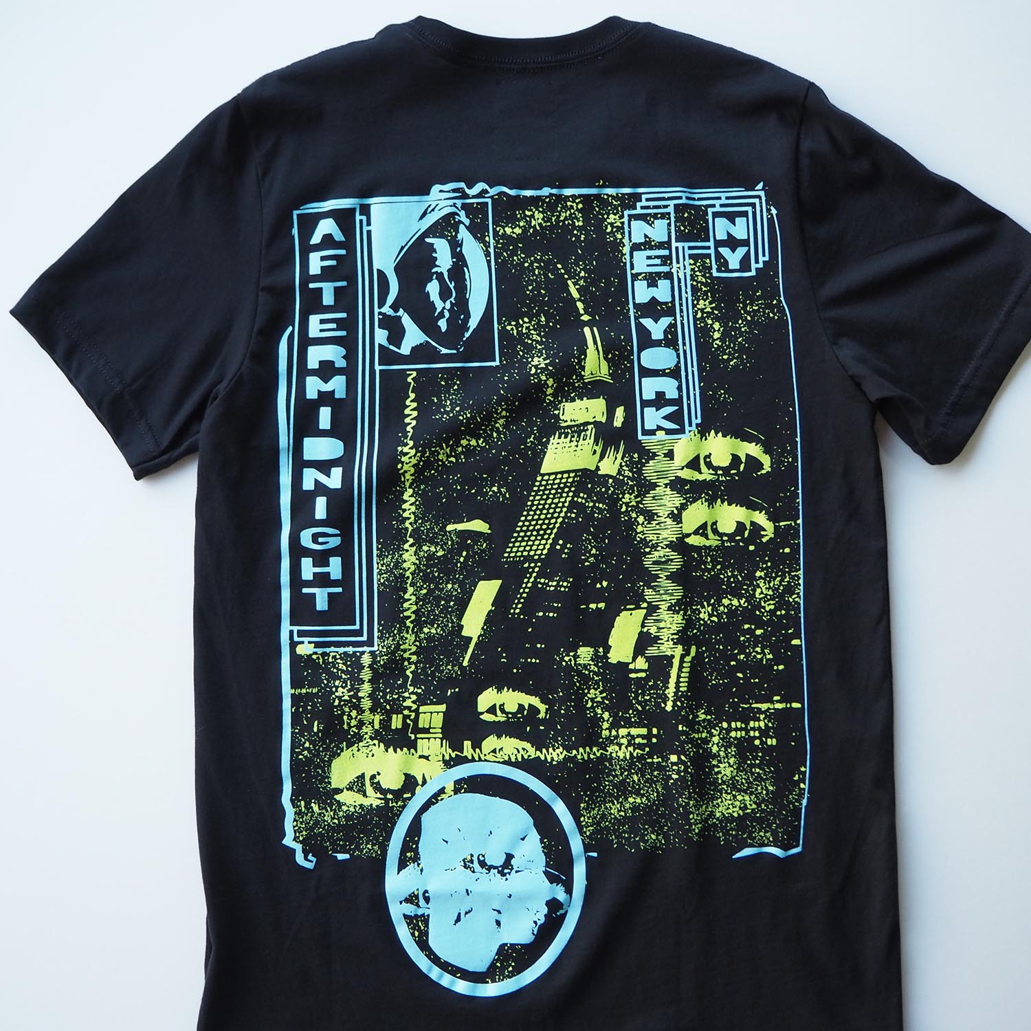 am / after midnight nyc エーエム アフターミッドナイト NEW YORK TEE プリントＴシャツ ブラック