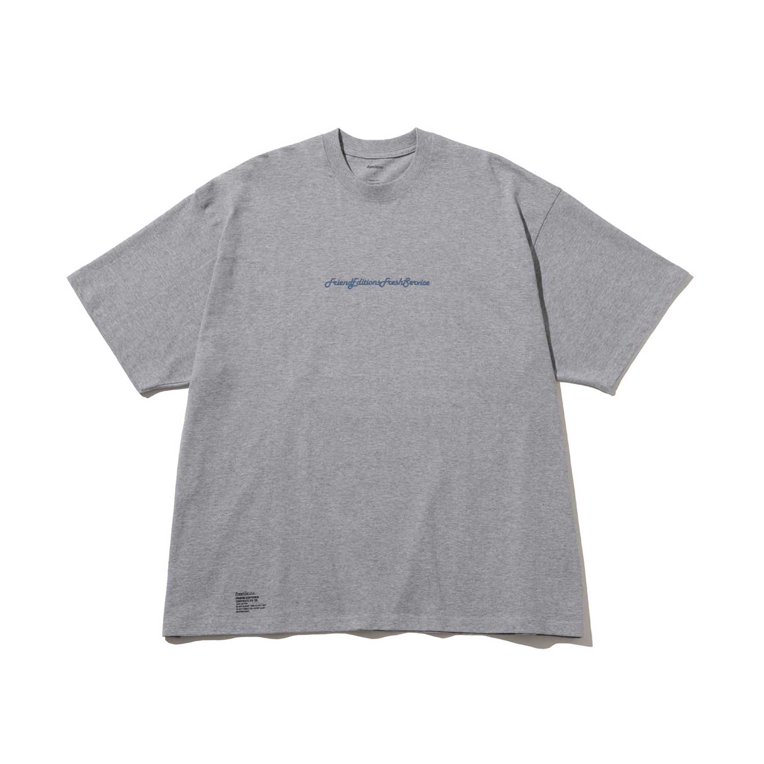 FRIEND EDITIONS × FreshService CORPORATE S/S TEE ”COMMUNITY” H.GRAY