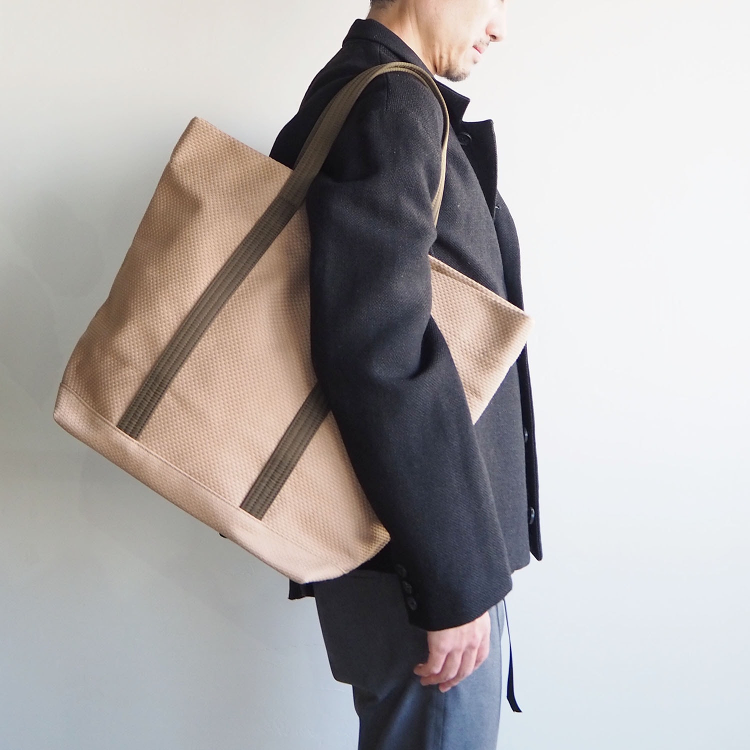 CaBas キャバ No.2 Tote large standard +Limonta トートバッグ