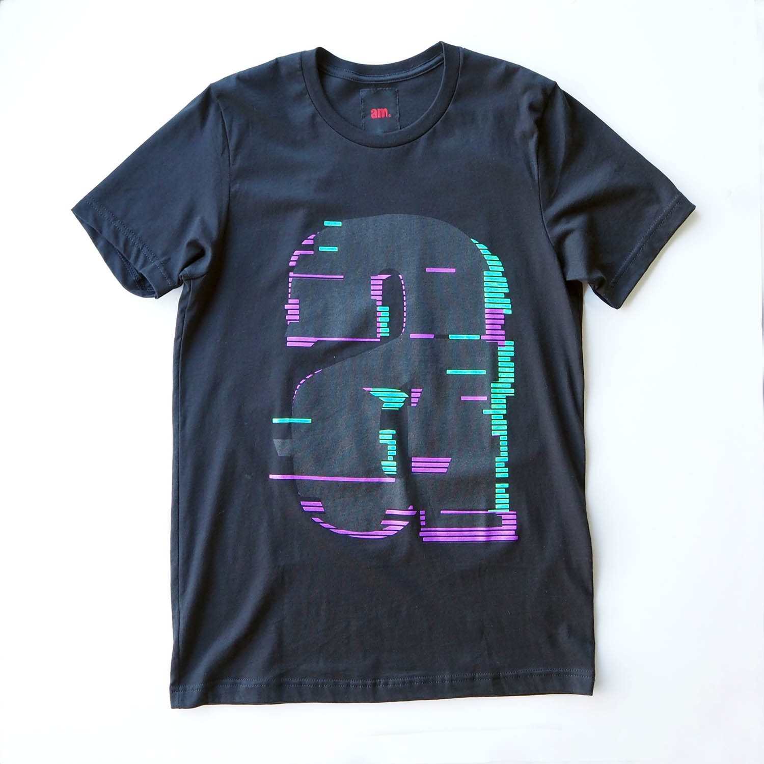 am / after midnight nyc エーエム アフターミッドナイト NOISE TEE プリントTシャツ ブラック