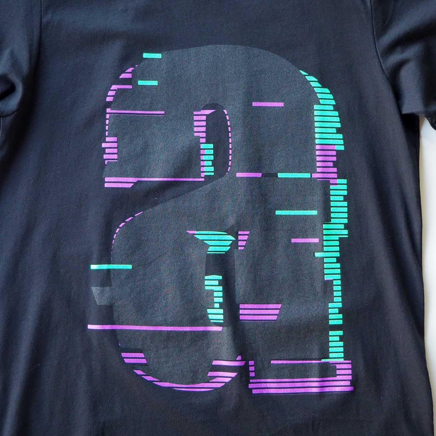 am / after midnight nyc エーエム アフターミッドナイト NOISE TEE プリントTシャツ ブラック