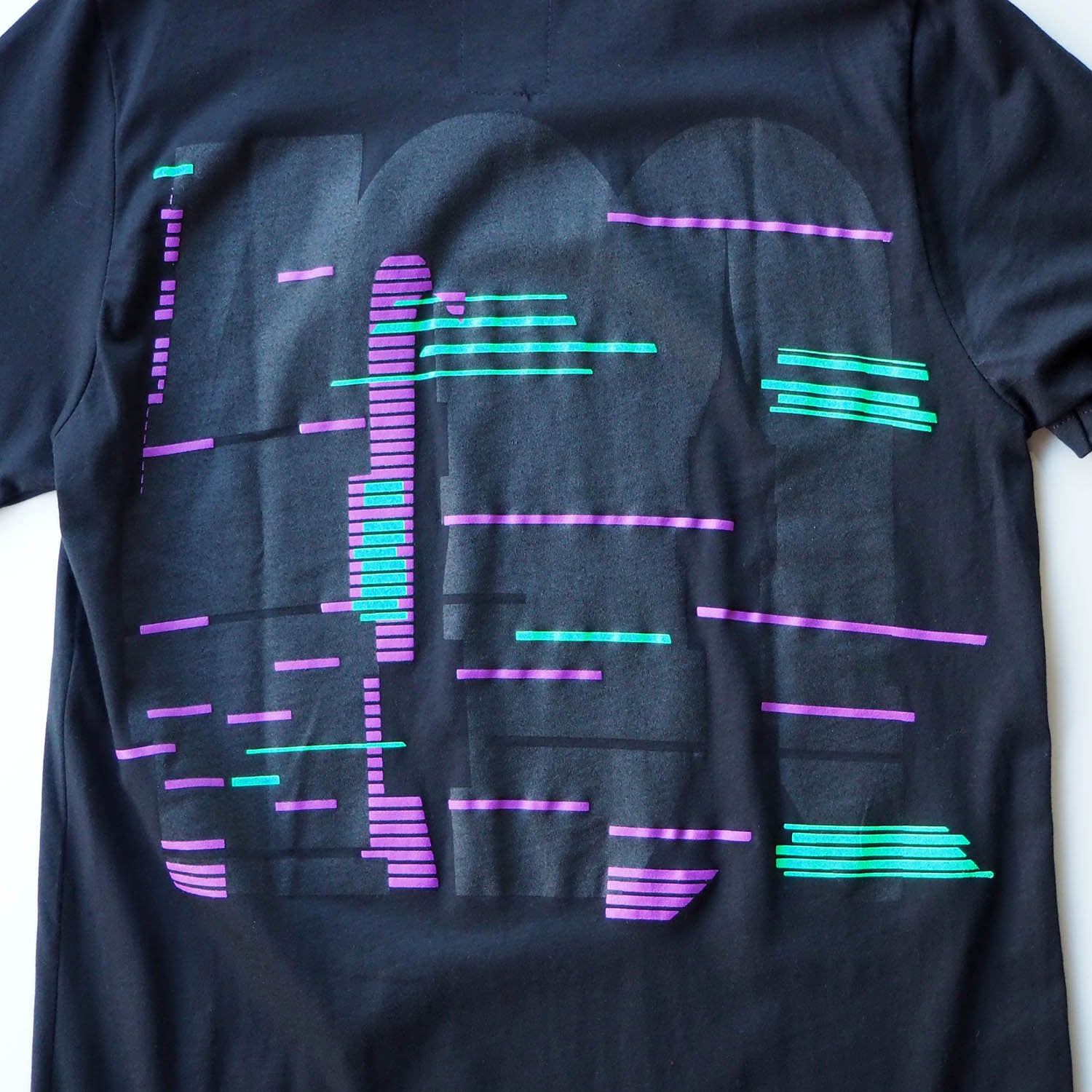 am / after midnight nyc エーエム アフターミッドナイト NOISE TEE プリントTシャツ ブラック