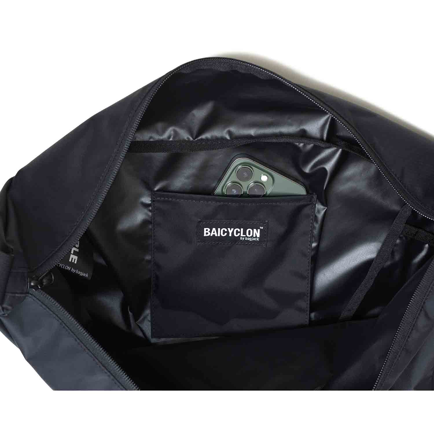 BAICYCLON by bagjack バイシクロンバイバッグジャック NCL-07 SHOULDER BAG ショルダーバッグ Black1 210D NYLON 