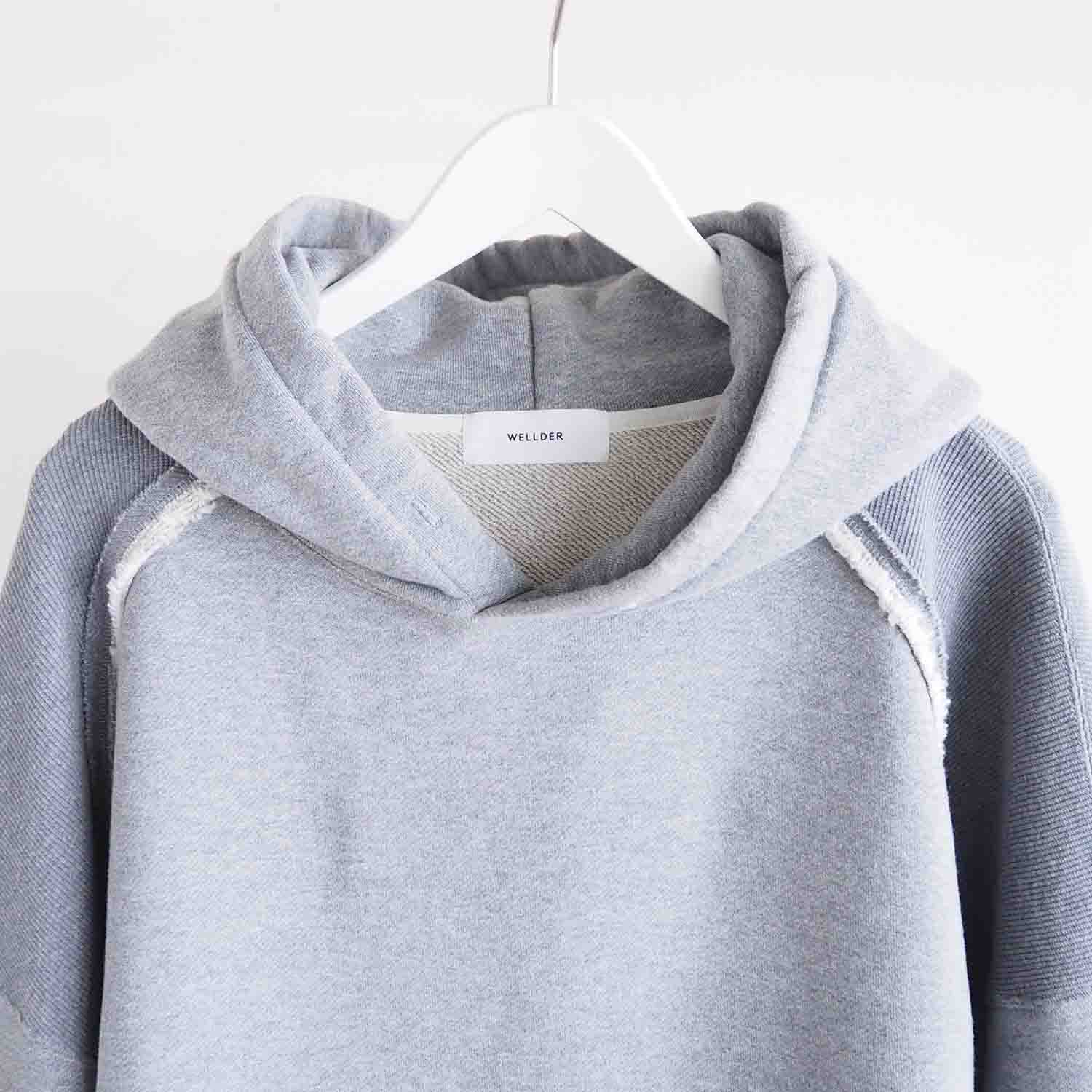 WELLDER ウェルダー Cut Off Hooded カットオフフーデッド スウェット 