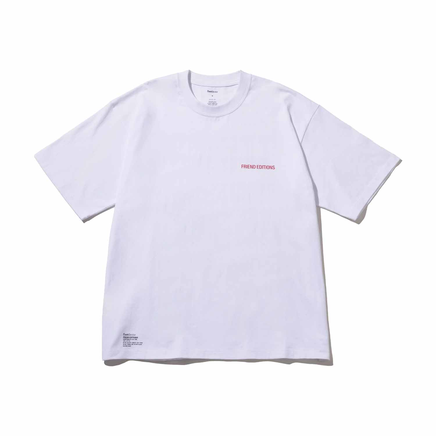 FRIEND EDITIONS × FreshService CORPORATE S/S TEE ”AXIS” WHITE