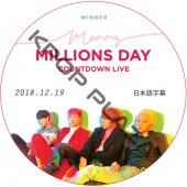 WINNER COUNTDOWN LIVE MILLIONS DAY (2018.12.19) ���ܸ���� / �����ʡ� [K-POP DVD]
