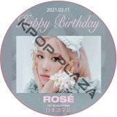 BLACKPINK ROSE HAPPY 25 BIRTHDAY V LIVE (2021.02.11) ܸ / ֥åԥ  [K-POP DVD]