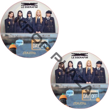 LE SSERAFIM's DAY OFF Season2 in JEJU (EP01-EP04 #2�祻�å�) ���ܸ���� / �� ����ե��� LE SSERAFIM [K-POP DVD]