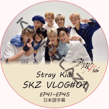 STRAY KIDS SKZ VLOG (EP41-EP45 #07) ���ܸ���� / ���ȥ쥤���å� [K-POP DVD]