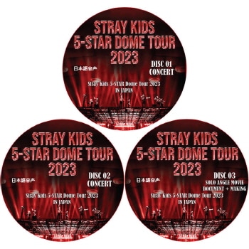 Stray Kids 5-STAR Dome Tour 2023 (#3祻å) ܸ첻 / [CONCERT, MAKING FILM, DOCUMENT MOVIE] [K-POP DVD]