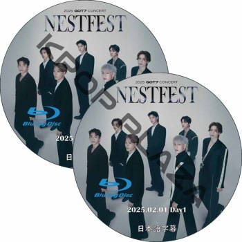 [Blu-ray] 2025 GOT7 CONCERT [NESTFEST] Day1-2 (25.02.01-25.02.02 #2�祻�å�) ���ܸ���� / ���åȥ��֥� [K-POP DVD]
