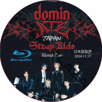 [Blu-ray] Stray Kids World Tour [dominATE JAPAN] Tokyo Dome (2024.11.17) ���ܸ첻�� / ���ȥ쥤���å� ������ [K-POP DVD]