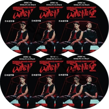 HOSHI X WOOZI FAN CONCERT [WARNING] IN SEOUL Day1-3 (25.07.11-25.07.13 #6�祻�å�) ���ܸ���� / SVT DVD ���֥� [K-POP DVD]