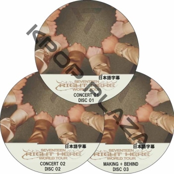 SEVENTEEN [RIGHT HERE] WORLD TOUR IN GOYANG [CONCERT + MAKING] (3�祻�å�) ���ܸ���� / SVT ���֥�