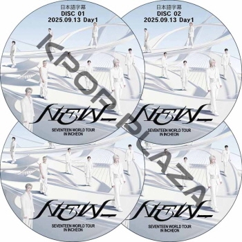SEVENTEEN WORLD TOUR [NEW] IN INCHEON Day1-2 (25.09.13-25.09.14 #4祻å) ܸ / SVT DVD ֥ [K-POP DVD]