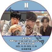 BTS JIN Weverse Live Part8 (25.10.28-.25.12.04) ���ܸ���� / ���ƾ�ǯ�� �Х󥿥� ����, �������� [K-POP DVD]