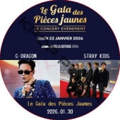 Le Gala des Pieces Jaunes 2026 (2026.01.30) ���ܸ����ʤ� / [�б�� : G-DRAGON (BIGBANG), Stray Kids] [K-POP DVD]