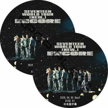 SEVENTEEN WORLD TOUR [NEW_] ENCORE Day2 (26.04.05 #2�祻�å�) ���ܸ���� / SVT DVD ���֥� [K-POP DVD]