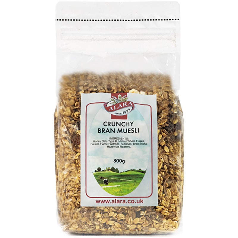 食物繊維が豊富なミューズリー！ ARARA(アララ) クランチブランミューズリー(800g)